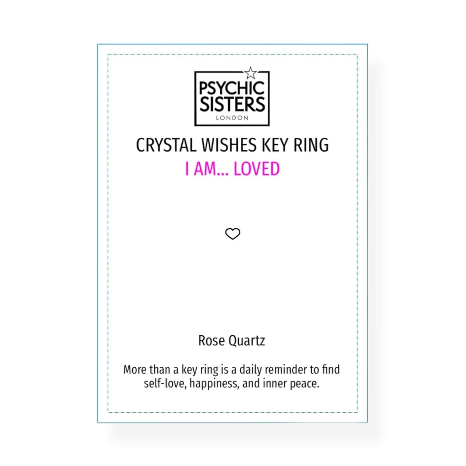 Rose Quartz Keyring